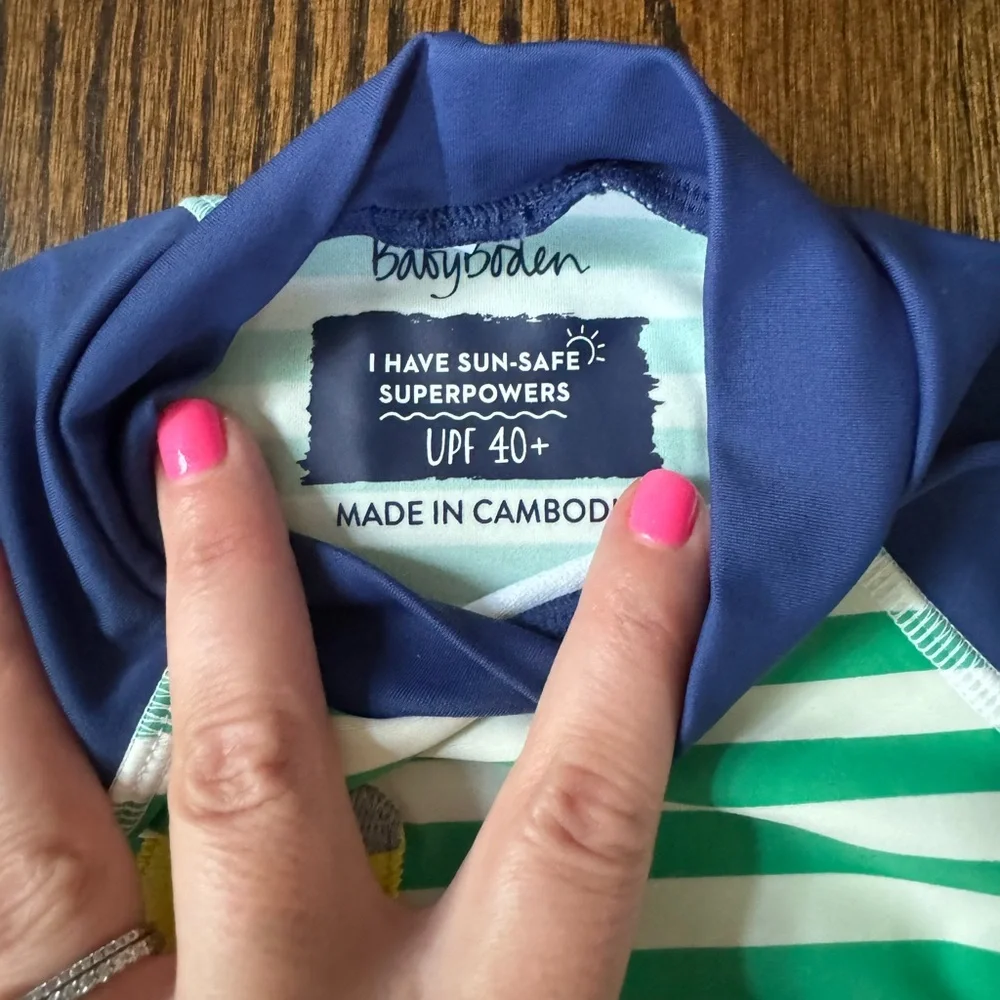 Baby Boden Rashguard - like new! - Picture 3 of 4